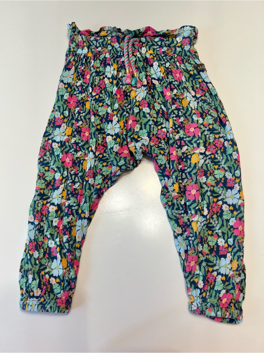 Matilda Jane Just Dance Floral Harem Jogger - Teal Multi
